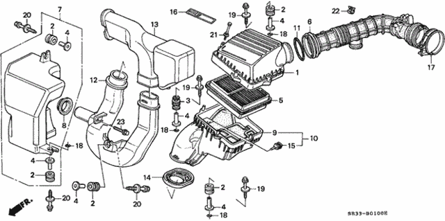 Air Cleaner for 1992 Honda Civic #0