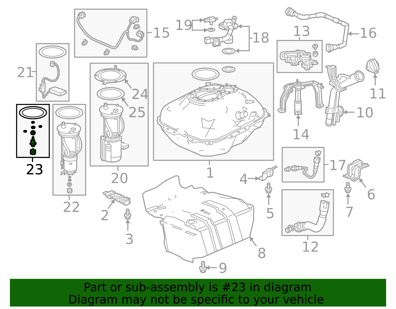 17052-TRW-A00 - Fuel Pressure Regulator 2018-2021 Honda Clarity | Honda ...