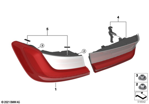 Rear Light for 2024 BMW 330e #0