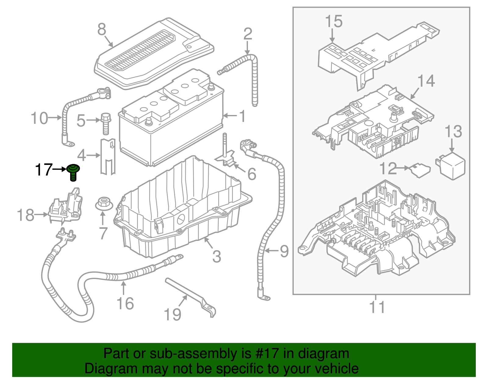 Insulator Bolt - Porsche (N-106-536-01)