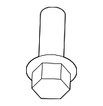 4940755 - Body: Retainer Screw for Saab: 9-5, 9000 Image