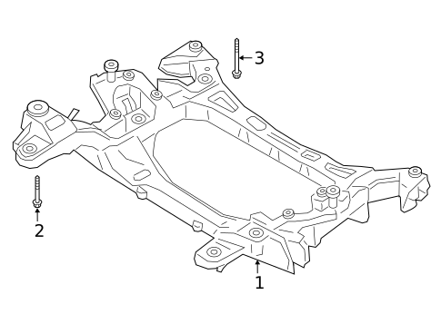 Suspension Mounting for 2021 Genesis G70 #1