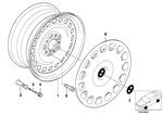36111092696 - : Wheel, Alloy for BMW Image