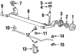 14089779 - Suspension: Stabilizer Bar for Chevrolet: Beretta | Oldsmobile: Achieva Image