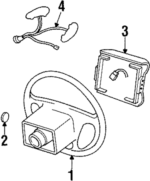 Steering Wheel & Trim for 2001 Ford Windstar #0