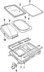 20283738 - Body: Housing for Buick: Regal, Riviera | Cadillac: Eldorado, Seville | Chevrolet: Caprice, Impala, Monte Carlo | Oldsmobile: Cutlass Calais, Cutlass Cruiser, Cutlass Salon, Cutlass Supreme, Toronado | Pontiac: Grand Prix Image
