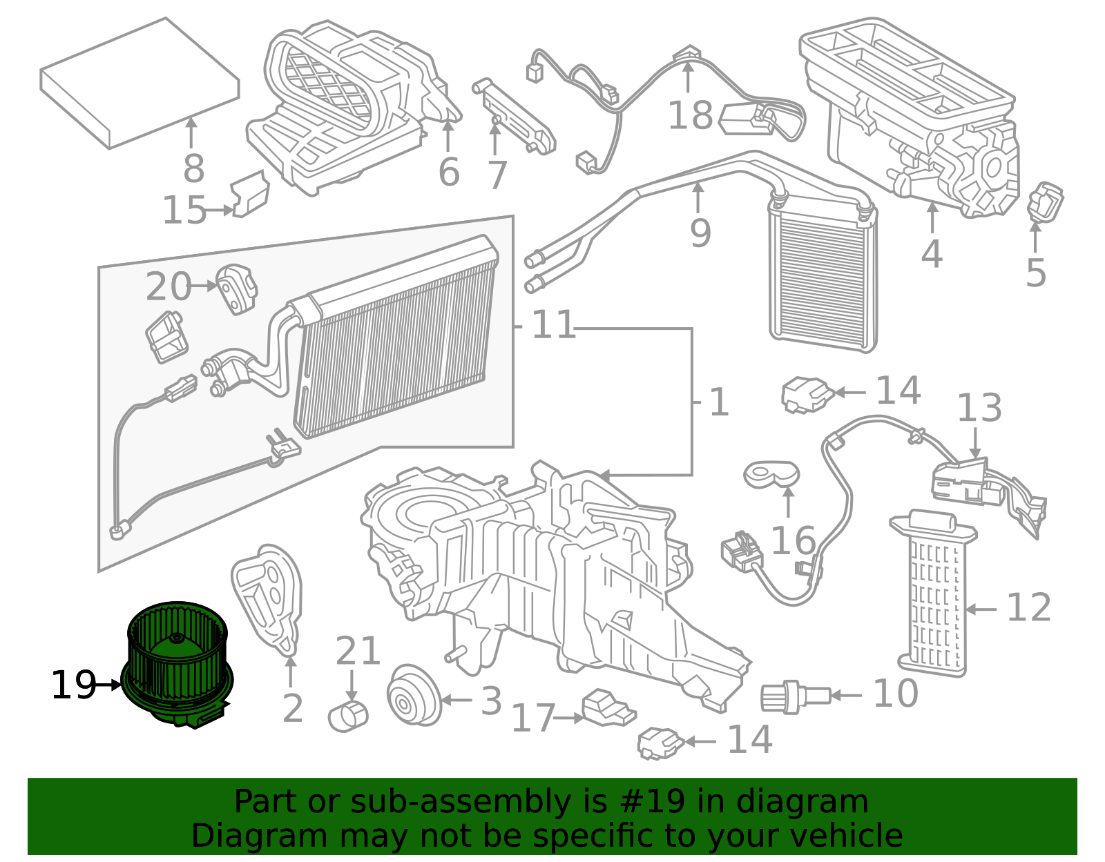 MM-14168 - Motorcraft™ Blower Motor - 2023-2026 Ford | Eastgate Ford Parts