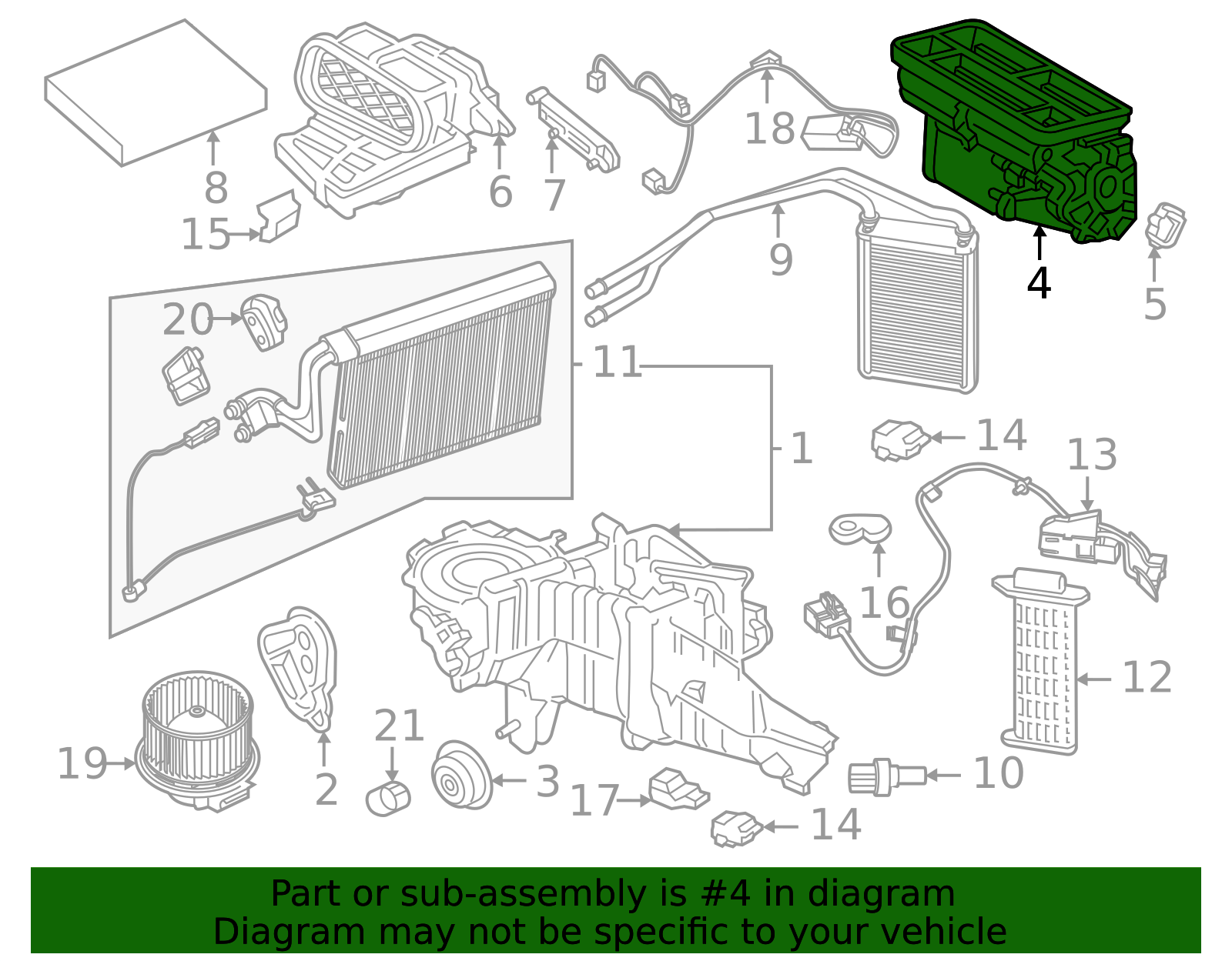 HVAC Air Inlet Housing GL3Z-18471-C | TascaParts.com
