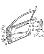 4816028AD - Doors, Door Mirrors and Related Parts: Pin for Mopar Image