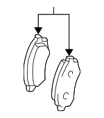 Disc Brake Pad Set Rear