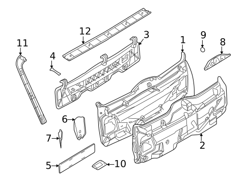Interior Trim for 1999 BMW 528i #0