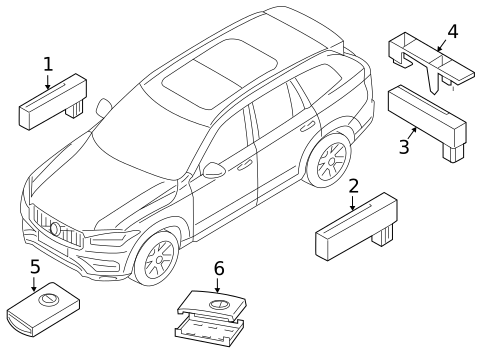 Electrical Components for 2019 Volvo XC90 #23