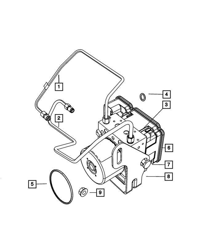« 68020717AA – Brakes : Bague D'étanchéité D'ecu Joint, Montage pour Mopar Image »