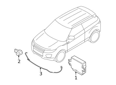 Electrical Components for 2012 Land Rover Range Rover Evoque #6