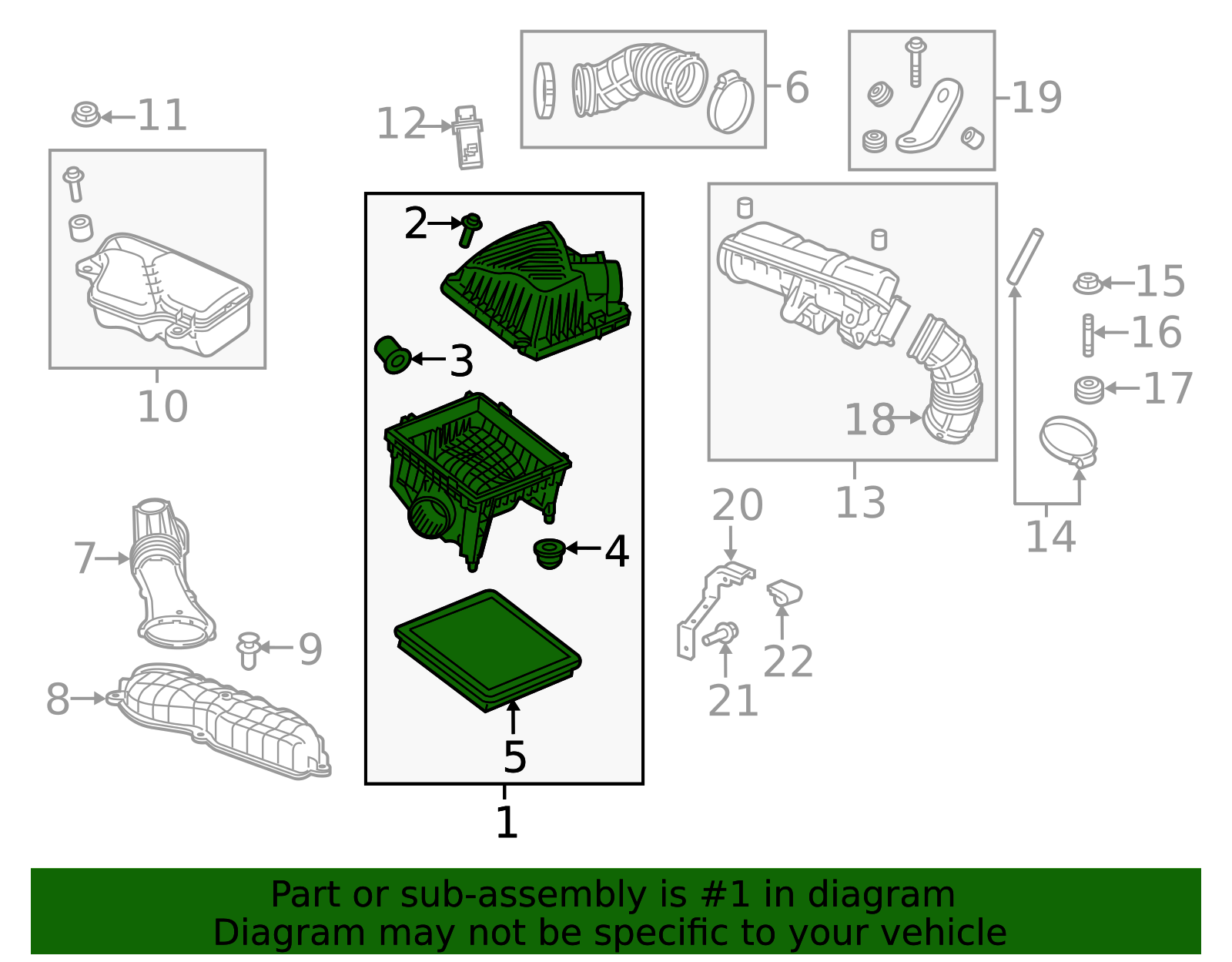 84446477 - High-Quality Air Cleaner Assembly for 2017-2020 Buick ...