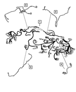 68000492AA - Air Conditioning &amp; Heater: Heater Wiring for Chrysler: 300 | Dodge: Charger, Magnum Image