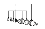 1K0498103 - Driveline &amp; Axles: Cv Joint Kit for Volkswagen Image