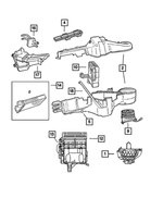 5166534AA - Air Conditioning &amp; Heater: Blower Motor Housing for Chrysler: Pacifica, Town &amp; Country | Dodge: Caravan, Grand Caravan Image