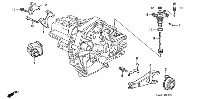 MT Clutch Release for 1992 Honda Civic #0
