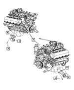 52855589AD - Engine Mounting: Engine Mount Insulator for Chrysler: Aspen | Dodge: Durango Image