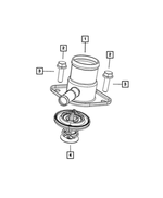 6101982 - Cooling: Hex Head Screw And Washer for Mopar Image