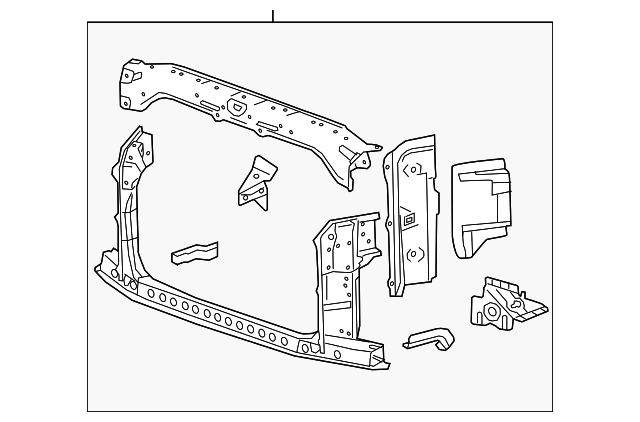 2021-2026 GM Radiator Support 85544205 GM | GMPartsDirect.com