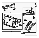 85820808 - Body: Support Assembly for GM Image