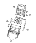 68102017AA - Interior Trim: Support Lumbar for Mopar Image