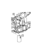 4593575AA - Automatic Transaxle 4 Speed: Transmission Shield for Mopar Image