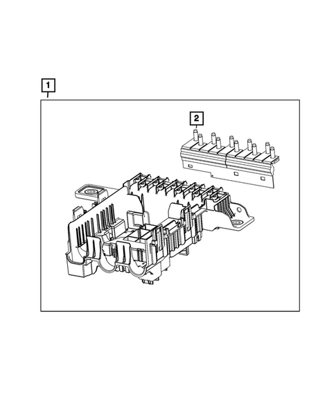 Power Distribution, Fuse Block, Junction Block, Relays and Fuses for 2025 Ram 1500 #9