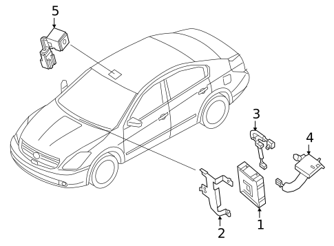 Communication System Components for 2021 Nissan Maxima #0