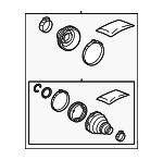 442842180 - : Boot Kit for Subaru: Solterra Image