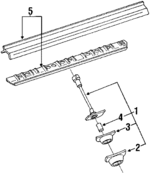 91057GA180 - Body: Finish Panel for Subaru: DL, GL, Loyale, RX Image