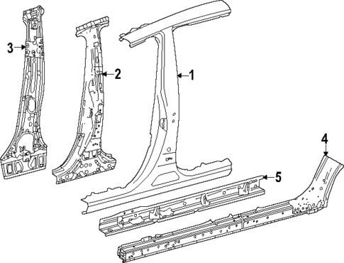 Center Pillar & Rocker for 2025 Lexus RZ450e #0