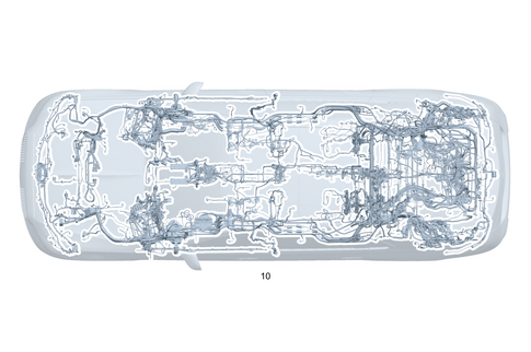 Frame Floor System Main Wiring Harness for 2023 Mercedes-Benz Maybach S680 #0