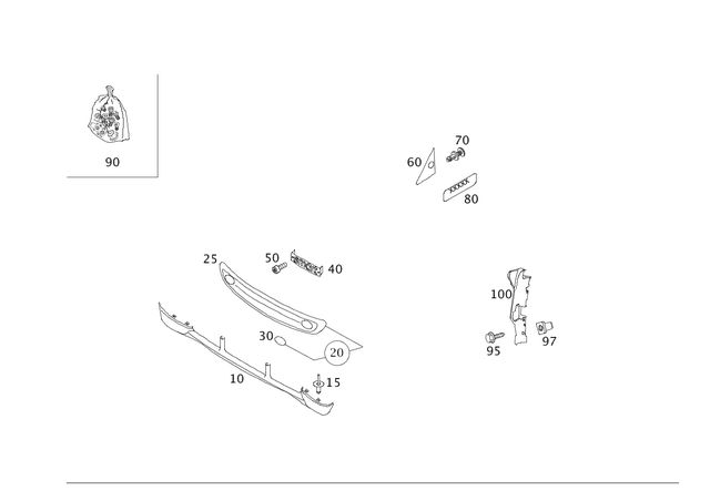 5591V002C22A00 - Attachment Parts: Spoiler for Smart Image image