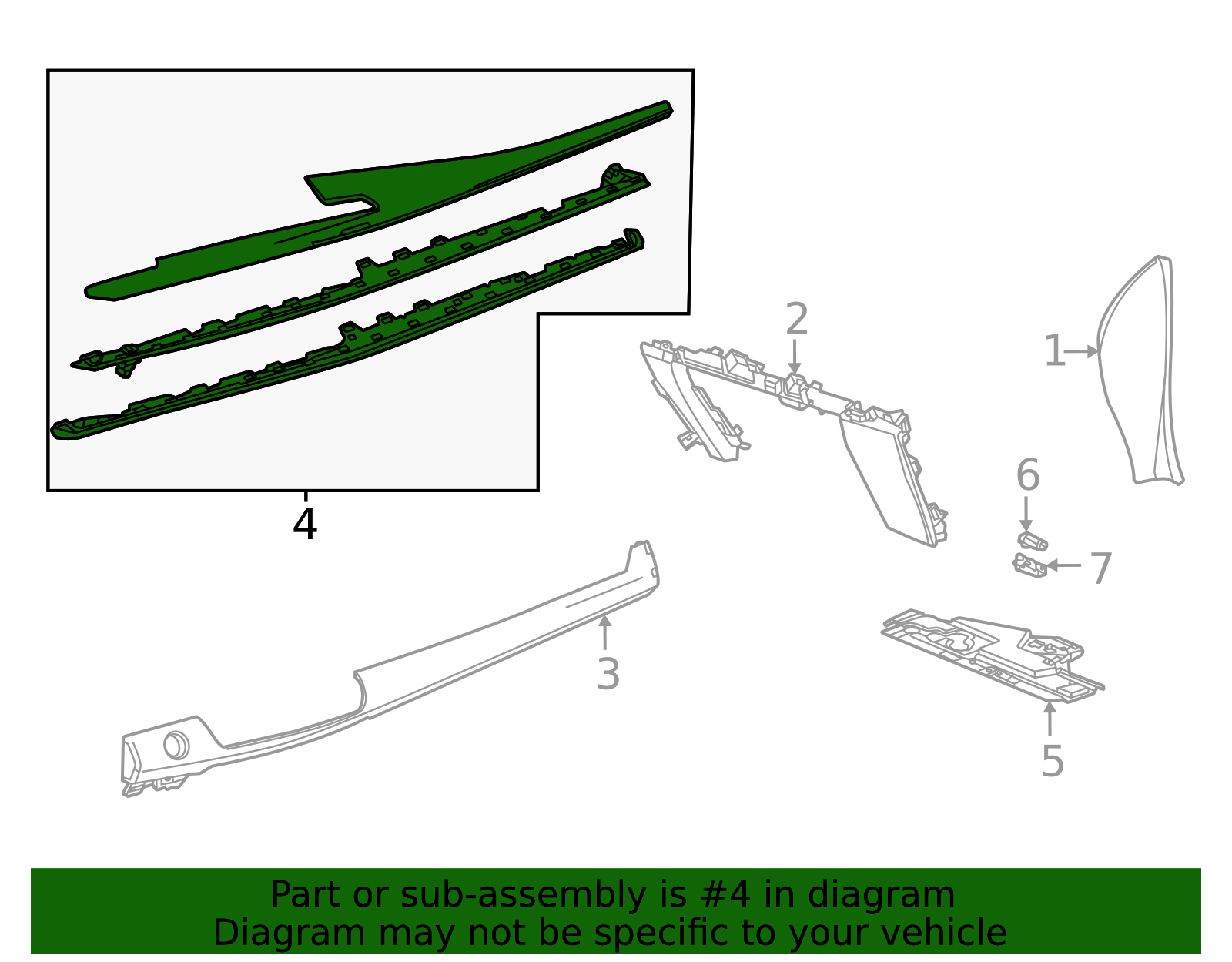 2021-2024 Cadillac F Applique 85119367 GM | GMPartsDirect.com