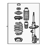 51620SZTA81 - : Strut Assembly for Honda Image