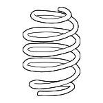 51401SZTA01 - : 2011 Honda CR-Z - Spring Front for Honda: CR-Z Image