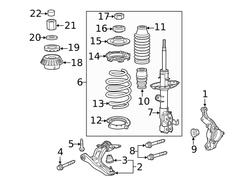 Suspension Components for 2016 Honda CR-Z #0