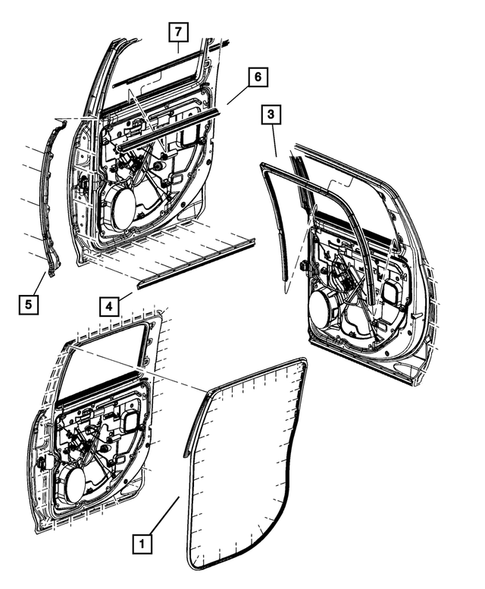 Weatherstrips and Seals for 2021 Ram 3500 #4