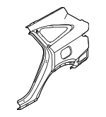 71503P2C00 - Body: Quarter Panel for Kia: Sorento Image