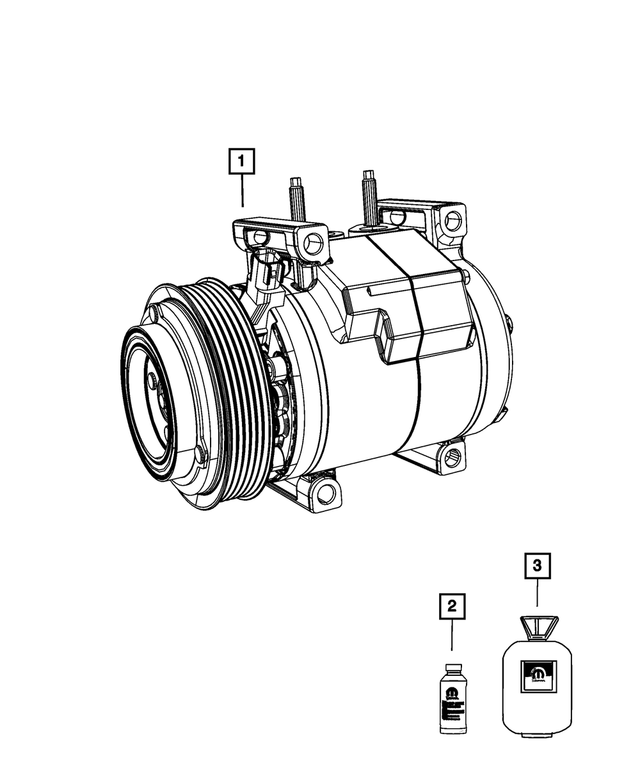 68224150AB - Air Conditioners and Heaters: Compressor Lubricant for Mopar Image