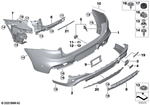 51127416025 - : Guide, Bumper, Left for BMW Image