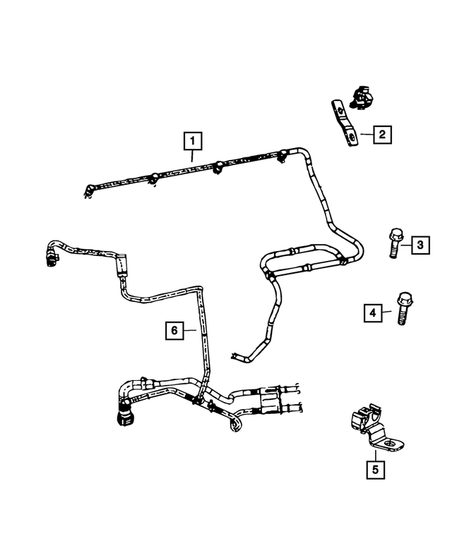 68113601AA - Fuel: Hex Flange Head Bolt for Mopar Image