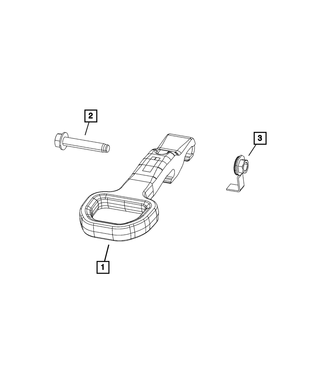 Tow Hook - Mopar (68349551AD)