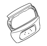 KMA009MBMB - Body: Lift Gate for Nissan: Versa Note Image