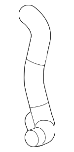 2215019482 - Belts &amp; Cooling: Radiator Coolant Hose for Mercedes-Benz Image