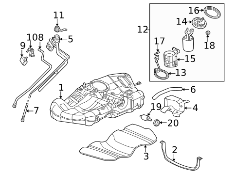 Switches, Solenoids & Actuators for 2000 Saturn LS2 #0