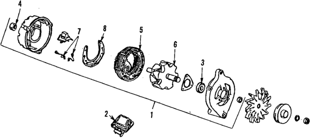 F3DZ10346CRM - Electrical: Alternator for Ford Image